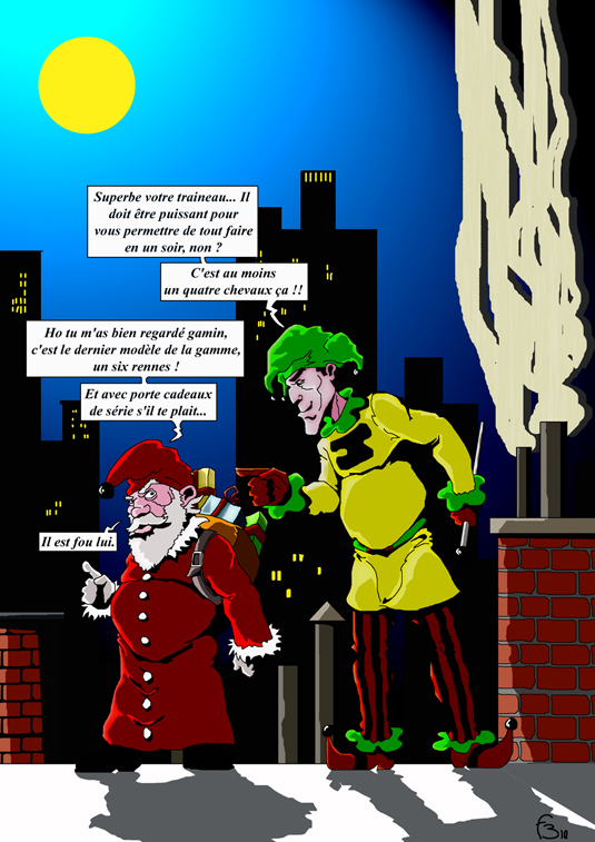 Le Joker rencontre le Père Noël