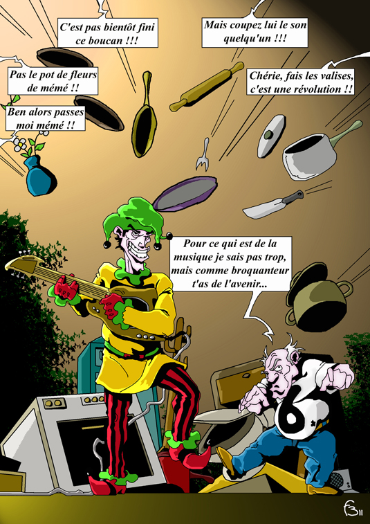 Le Joker est un piètre musicien